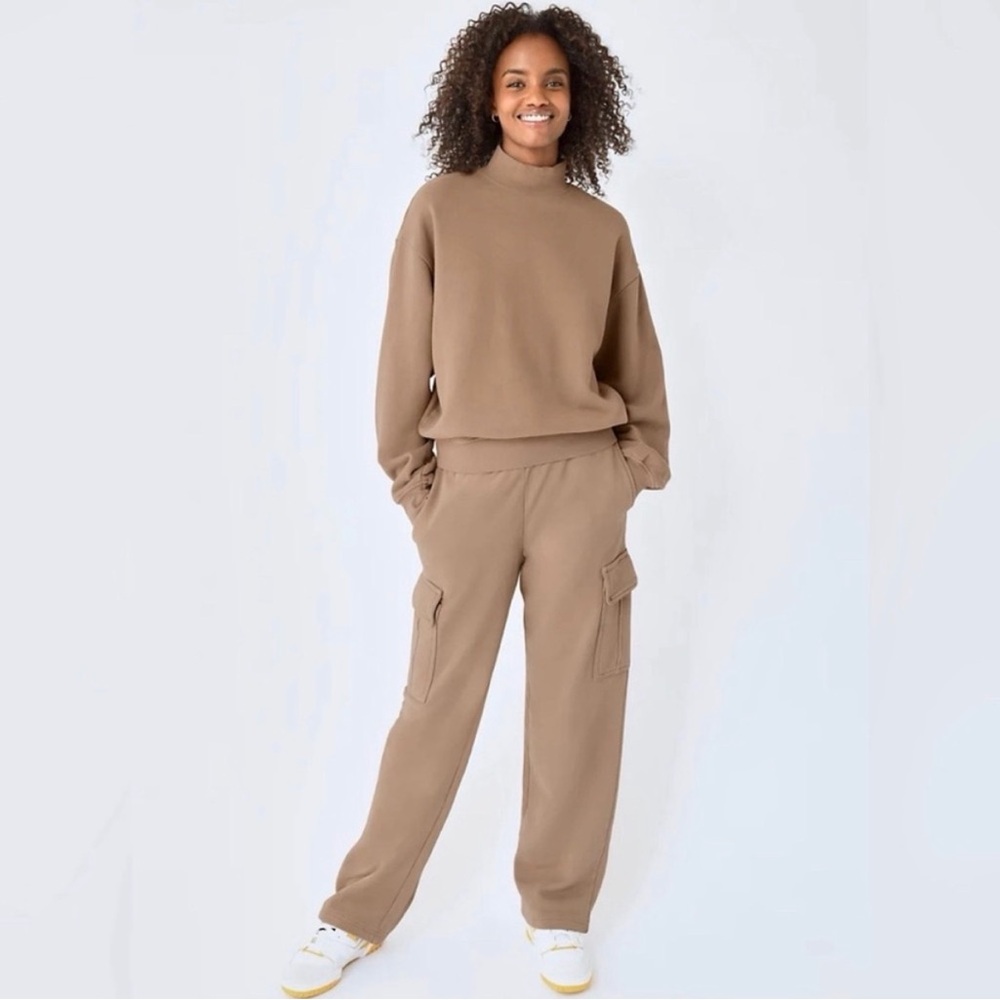 Aritzia - TNA - Cozy Af Boyfriend Mock Sweatshirt - Size 2